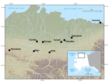 Location map of study area. Image courtesy of Adam Naito.