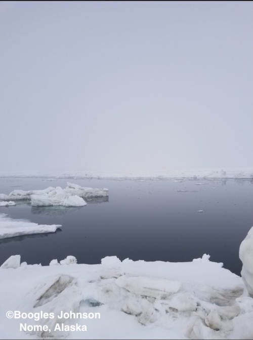 Ice conditions near Nome.