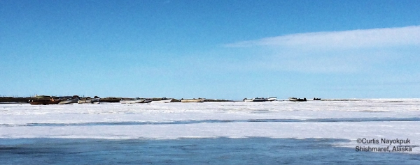 Boats ready in Shishmaref.