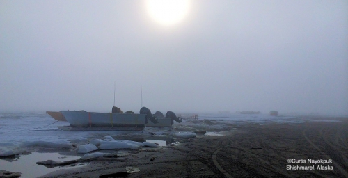 View from East Beach in Shishmaref.