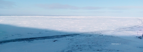 Wales ice conditions near shore