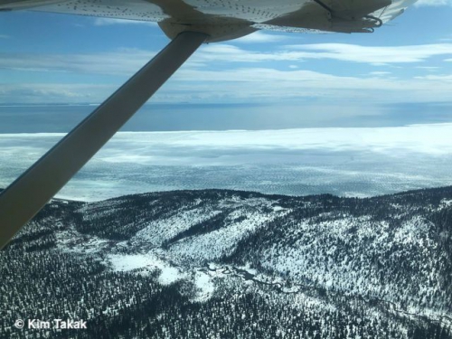 Near Elim, flight from Nome - view 3.