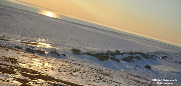 Nearshore ice conditions near Wales - view 2.