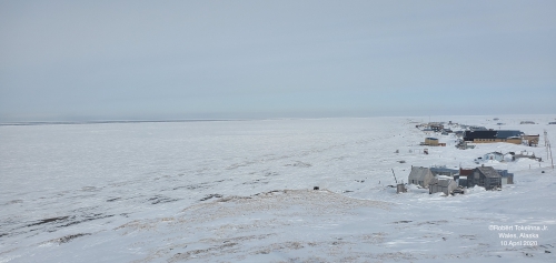 Nearshore ice conditions near Wales - view 3.