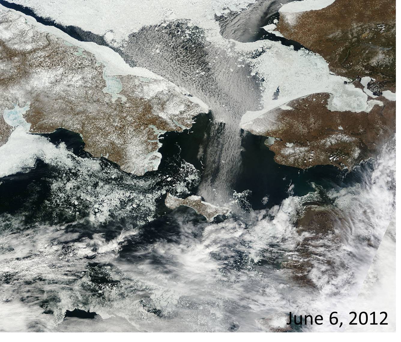 Bering Strait Closeup